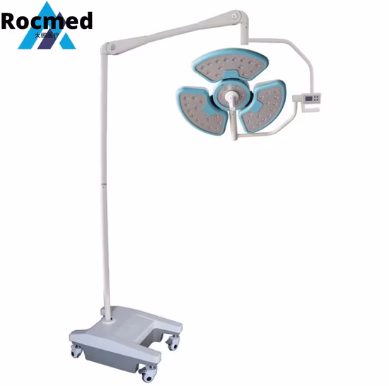 Medical Light Hospital and Clinic Ceiling Type LED Surgical Light with Two Lamp Heads