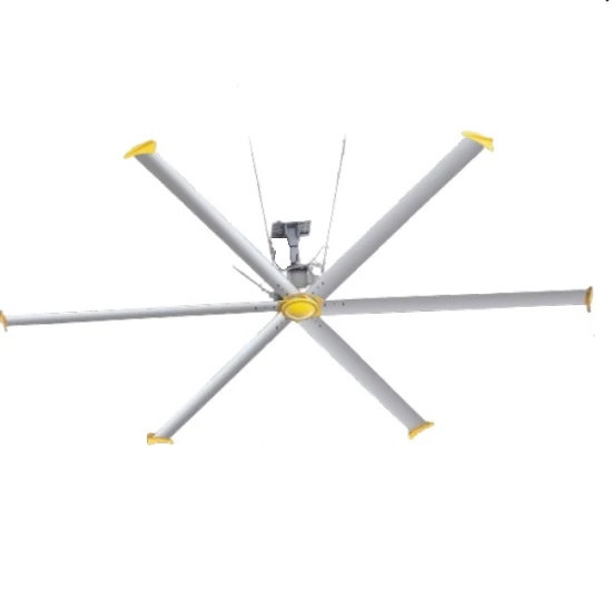 Tcds-8 (1,5 kW) AC Hvls Industrie-Deckenventilator mit Flügeln aus Aluminium-Magnesium-Legierung und Innenrotor-PM-Motor. Verwendung für Fabrikkühlluft mit CE, CCC, Rohs, ISO