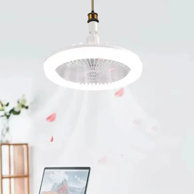 Bester moderner 18-Zoll-LED-Deckenventilator für Schlafzimmer, Zuhause und Wohnzimmer mit Licht und Fernbedienung