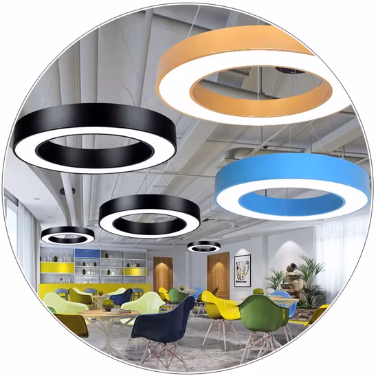 Moderne Beleuchtung, Schlafzimmer, Küchenleuchter, Ring-LED-Leuchten, runde Leuchten, Wohnzimmer